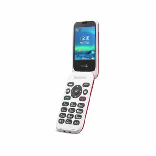 Doro 6821 Mobil Telefon - Rød