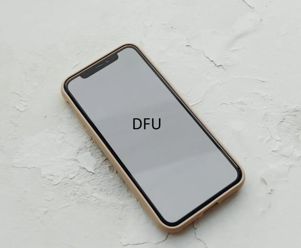 iPhone DFU mode