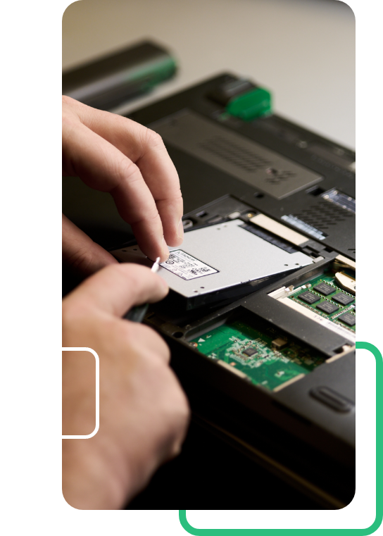 Computer reparation udskifning af harddisk