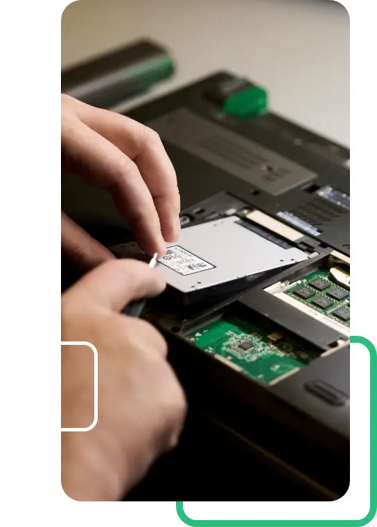 Computer reparation udskifning af harddisk
