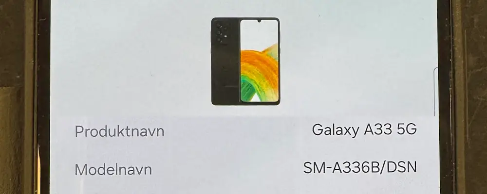 Factory Reset Samsung A33 5G