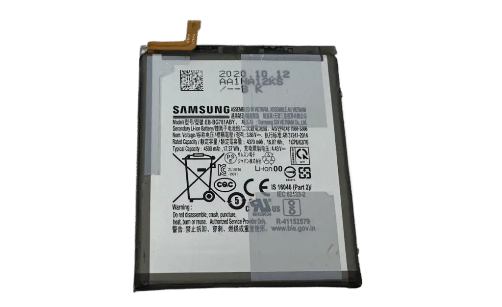 Træt samsung batteri