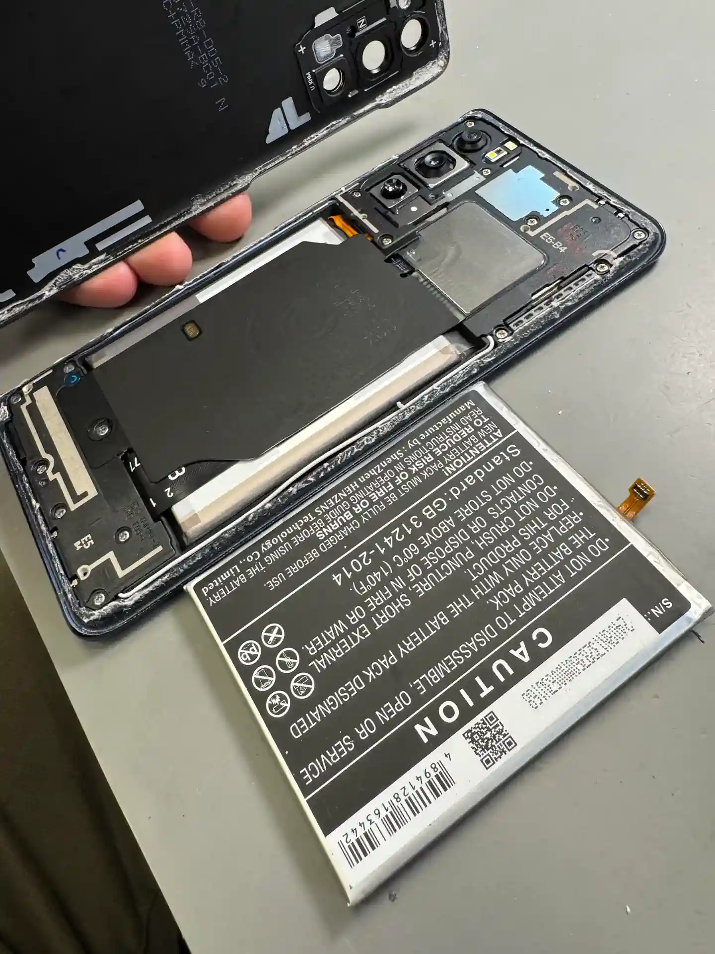Samsung batteriskift