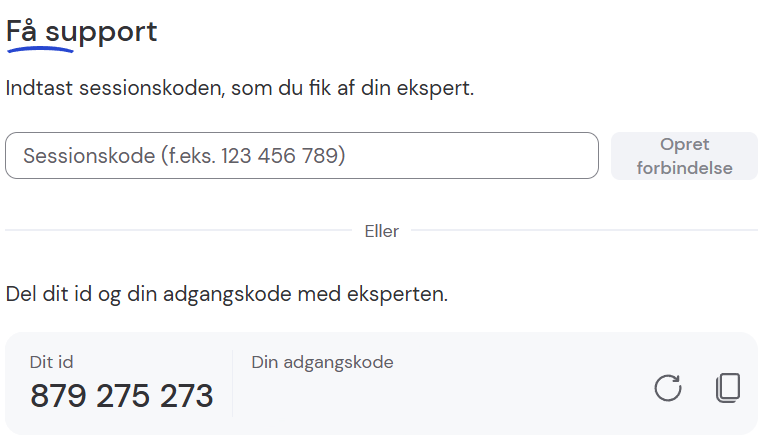 Fjernsupport Teamviewer